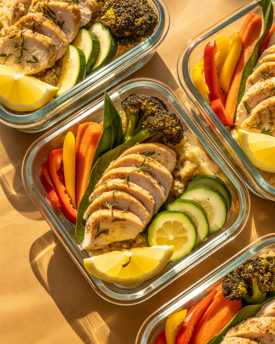 Lemon-Herb-Chicken-and-Quinoa-Bowls