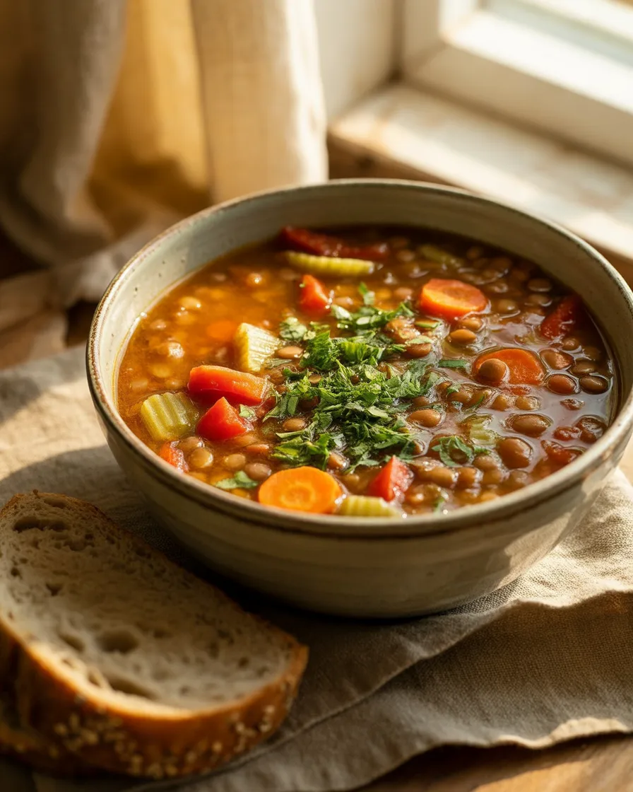 Mediterranean-Lentil-and-Vegetable-Soup