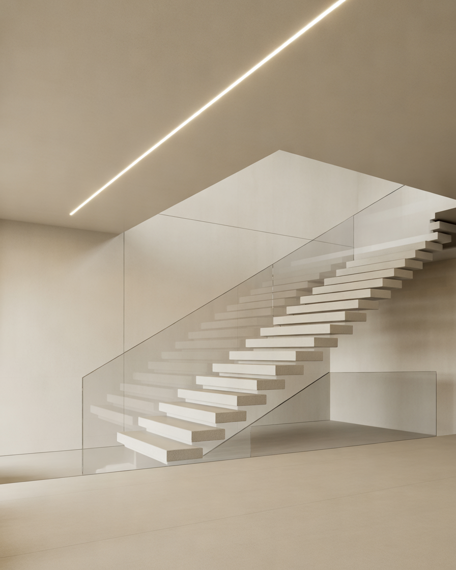 Minimalist-Flat-Ceiling-With-Linear-LED-Lights