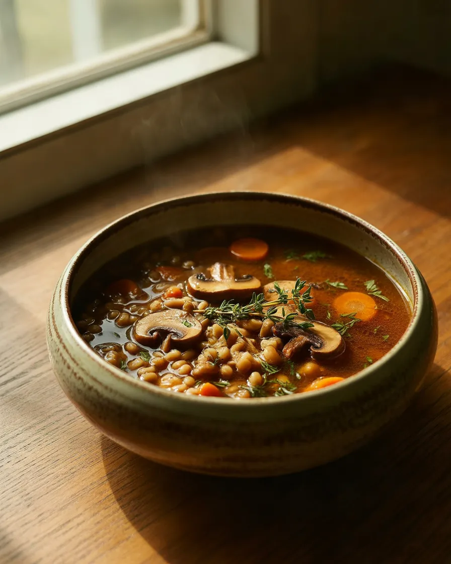 Mushroom-and-Barley-Soup-for-a-Satisfying-Earthy-Lunch