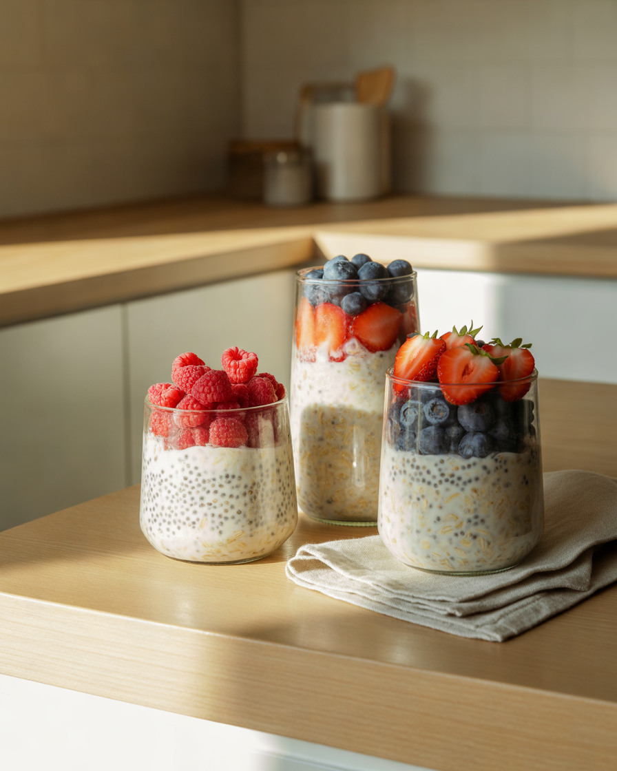 Overnight-Oats-With-Berries-and-Chia-Seeds