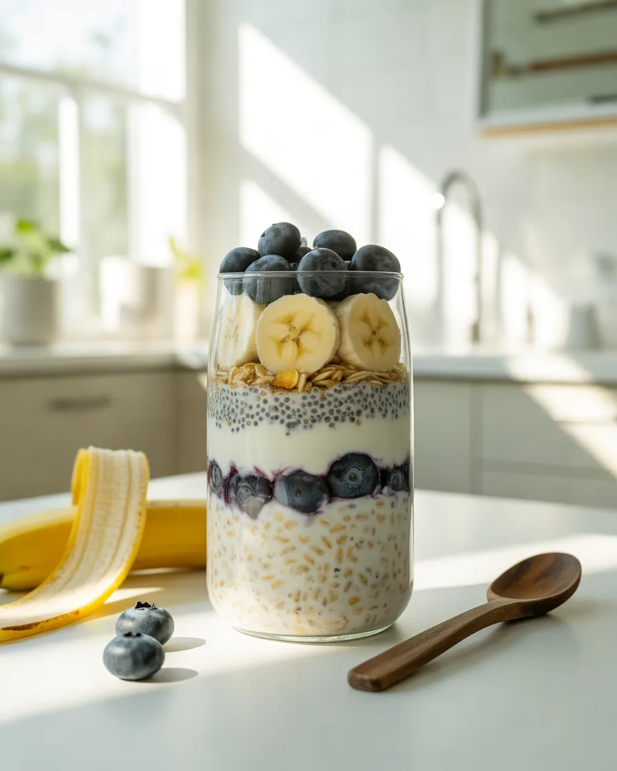 Overnight-Oats-With-Greek-Yogurt-and-Chia-Seeds
