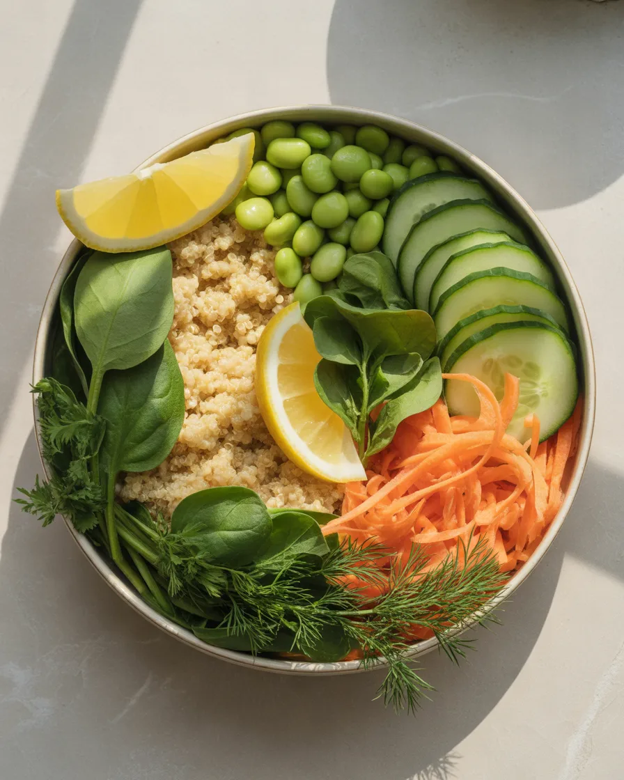 Quinoa-and-Edamame-Breakfast-Bowl