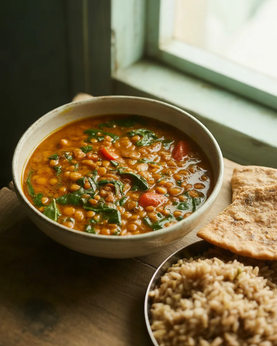 Red-Lentil-and-Spinach-Curry