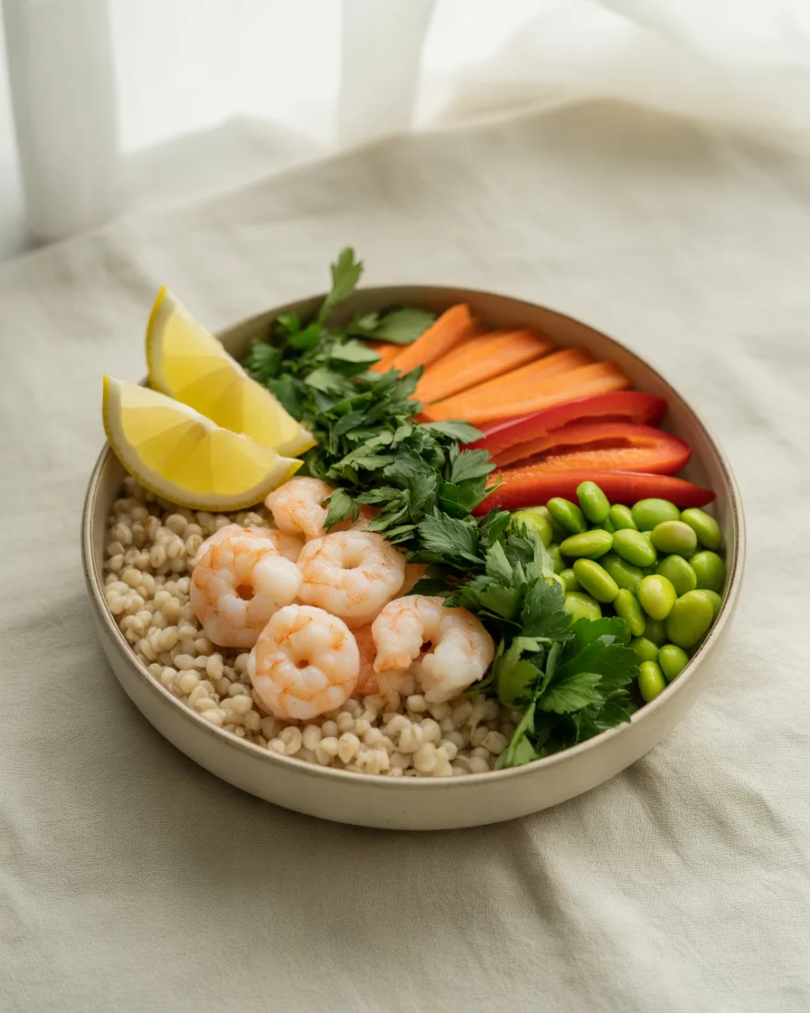 Shrimp-and-Edamame-Barley-Bowl