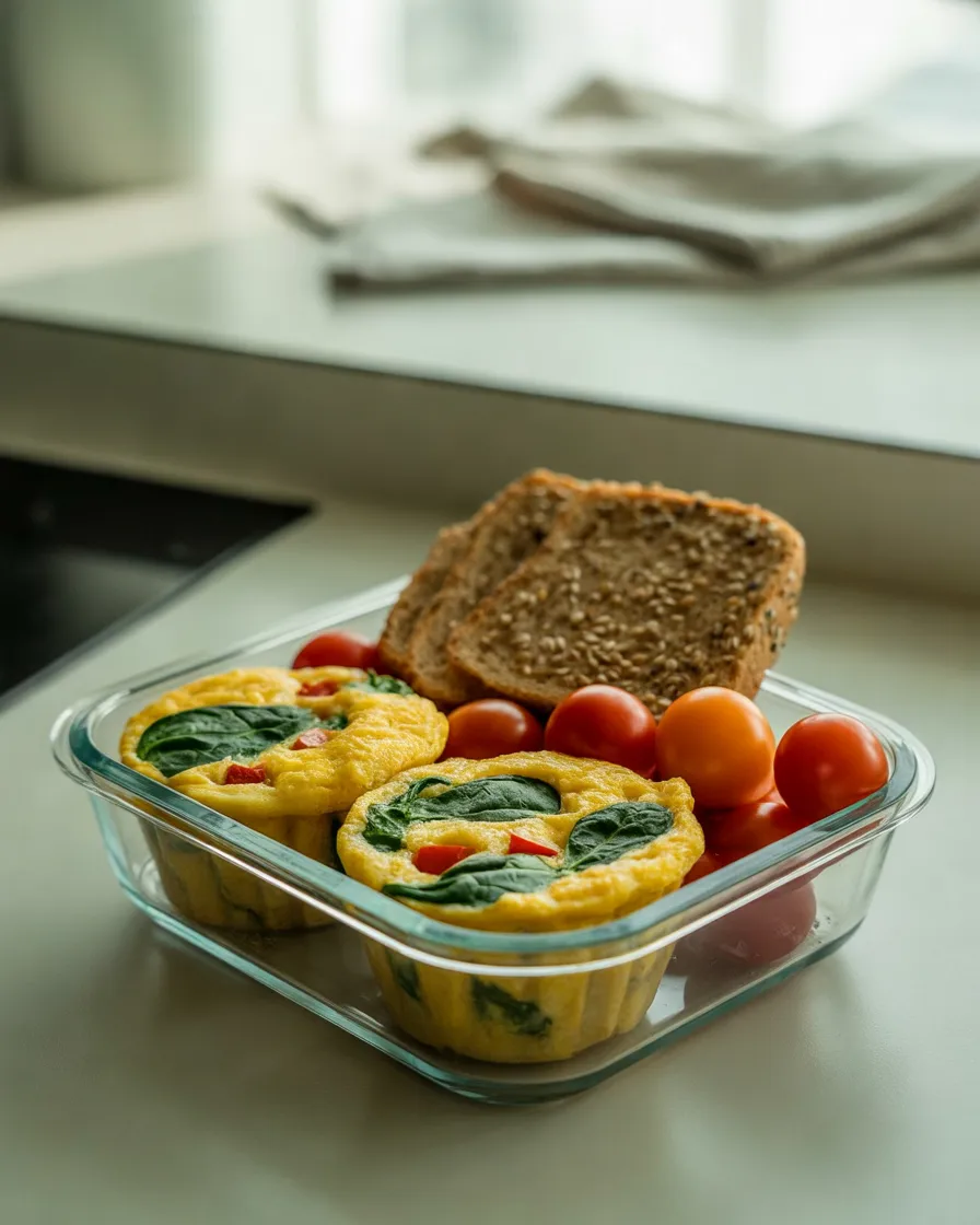 Spinach-and-Egg-Muffin-Meal-Prep-Boxes-for-a-Protein-Rich-Morning
