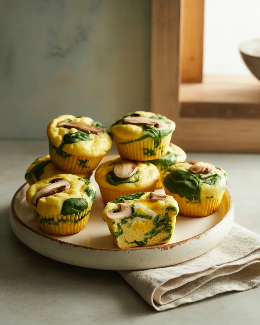 Spinach-and-Mushroom-Egg-Muffins-for-a-Protein-Rich-Morning