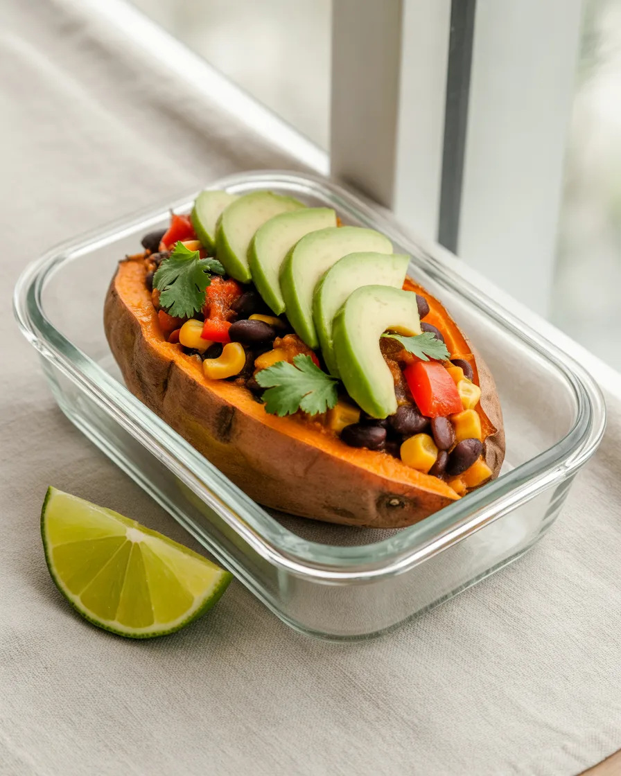 Stuffed-Sweet-Potatoes-with-Black-Beans-and-Avocado
