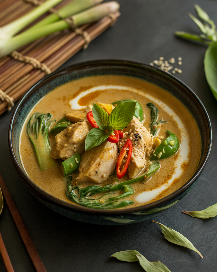 Thai-Inspired-Healthy-Chicken-Coconut-Curry