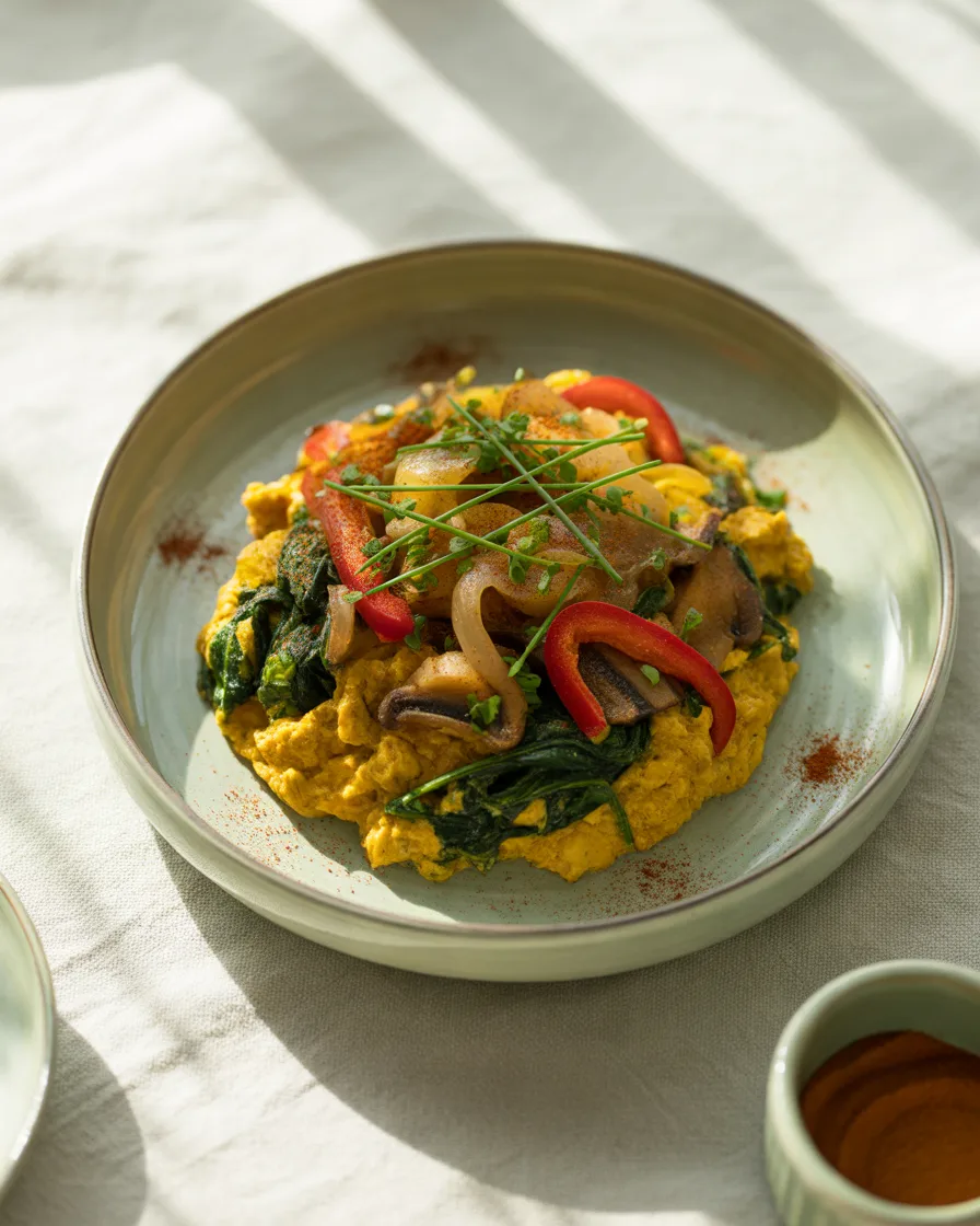 Tofu-Scramble-With-Colorful-Vegetables