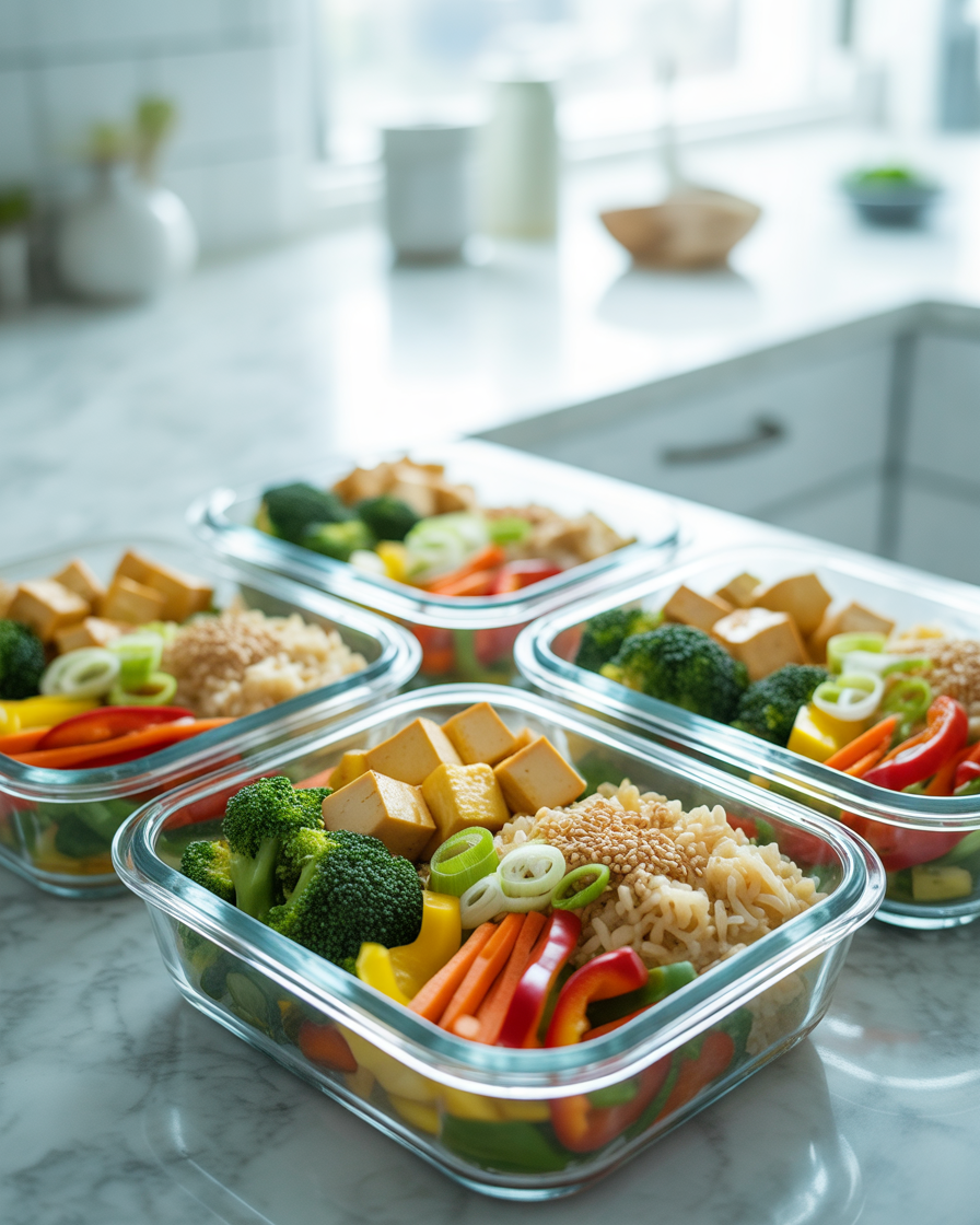 Tofu-Stir-Fry-Meal-Prep-With-Vegetables