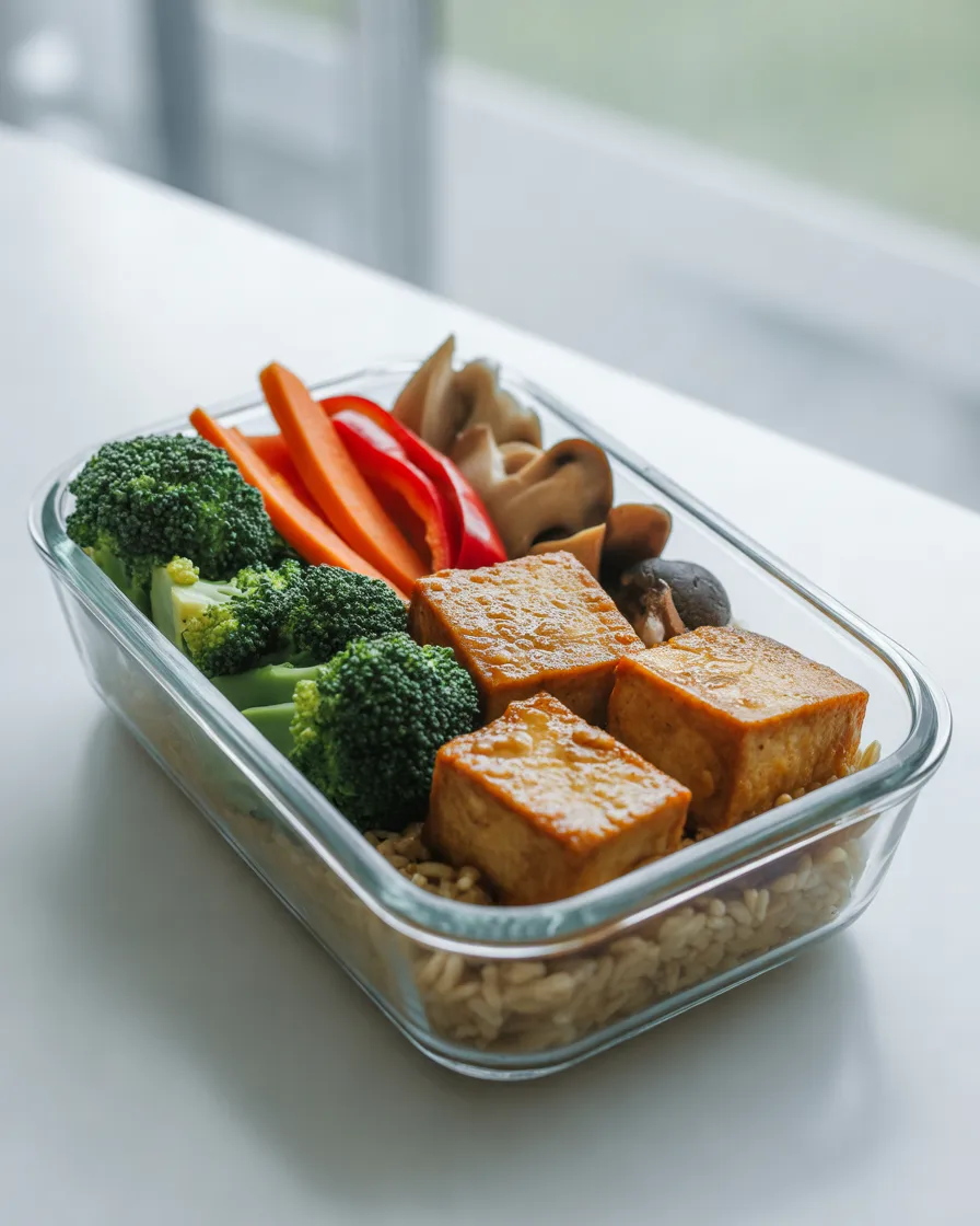 Tofu-and-Vegetable-Stir-Fry-with-Brown-Rice