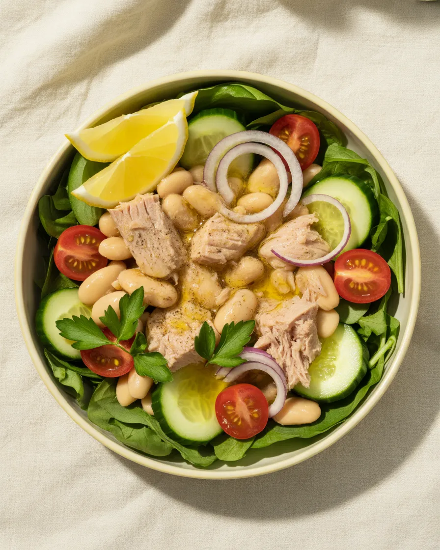 Tuna-and-White-Bean-Salad-for-a-Quick-High-Protein-Lunch