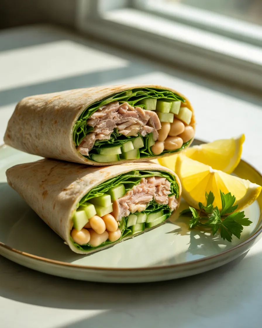 Tuna-and-White-Bean-Wrap-for-a-Quick-High-Protein-Lunch