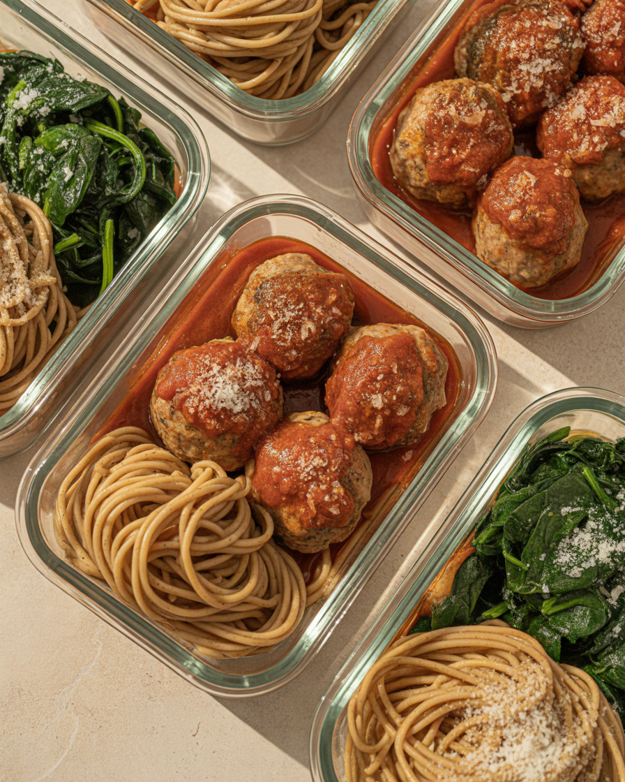 Turkey-Meatballs-With-Wholewheat-Pasta