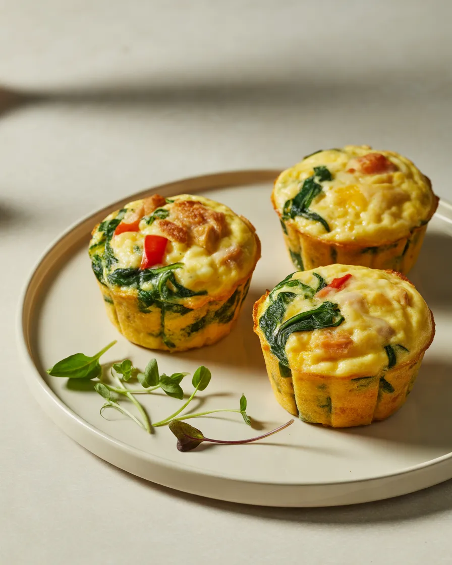 Turkey-and-Spinach-Egg-Muffins