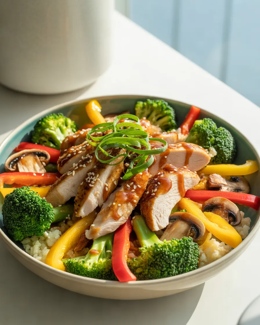 Turkey-and-Vegetable-Stir-Fry-With-Cauliflower-Rice