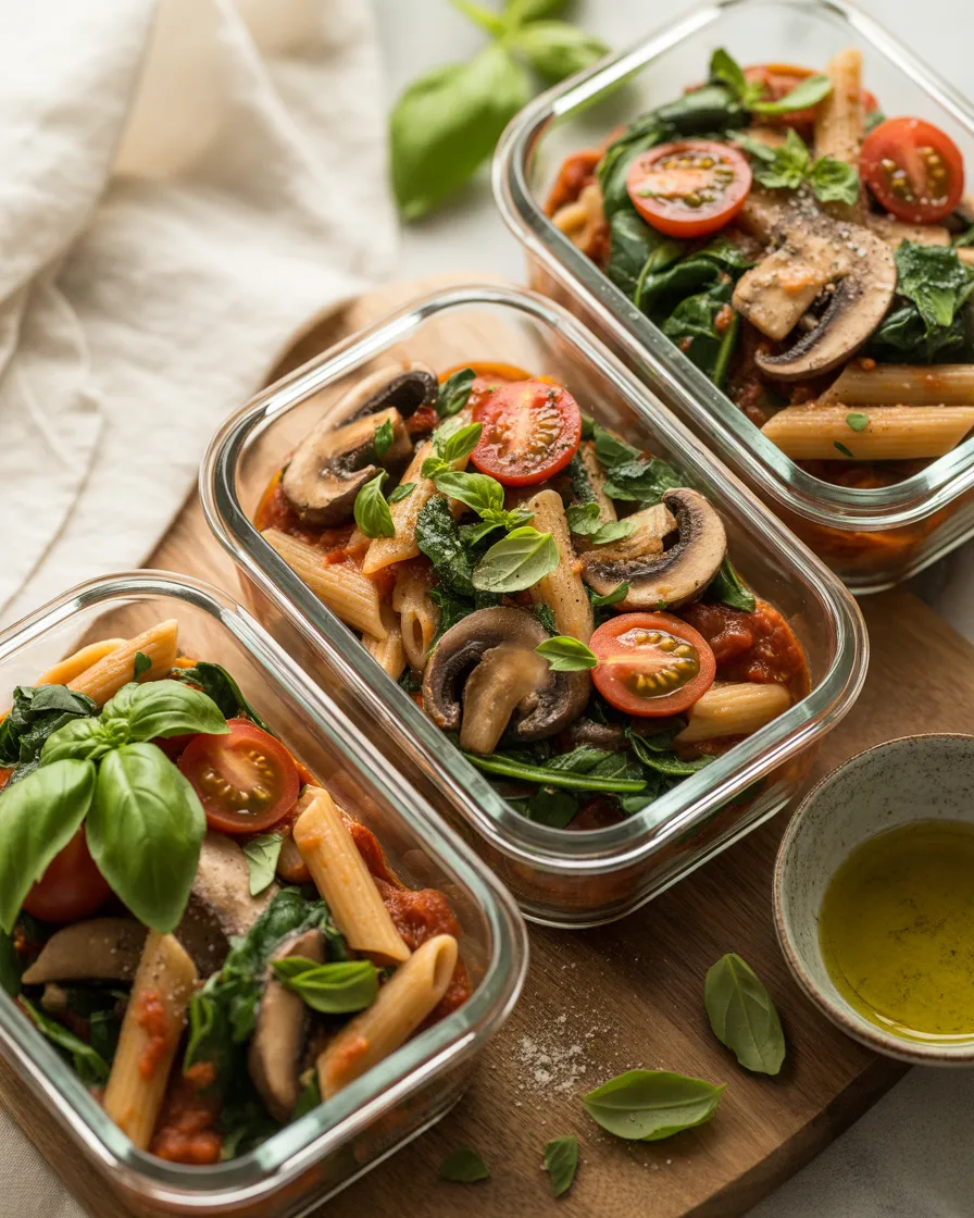 Vegetable-Pasta-Meal-Prep-With-Homemade-Sauce