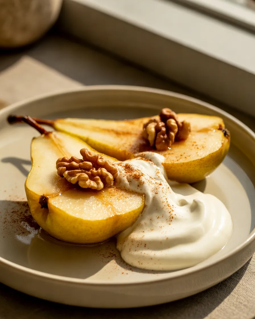 Warm-Baked-Pears-With-Cinnamon-and-Walnuts
